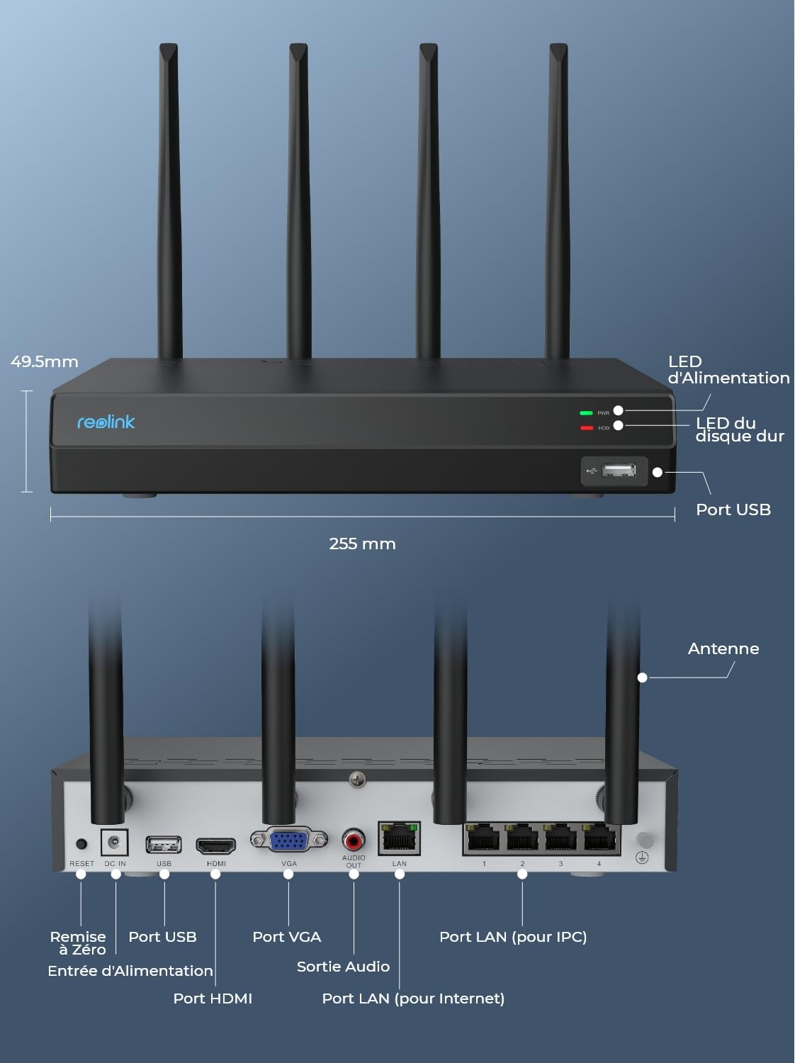 reolink-rln12w-nvr-12ch-wifi-6-4k-hdd-2to-stockage-local-8to image 8