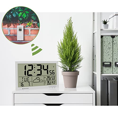 bresser-mytime-horloge-murale-m-t-o-jumbo-lcd-blanche image 8