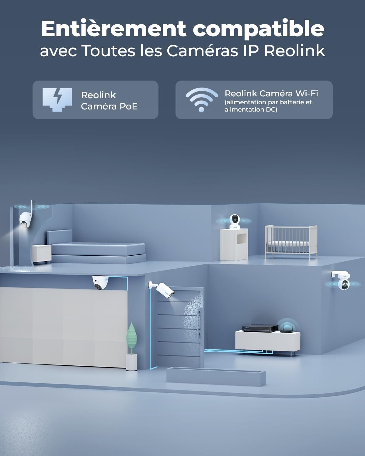 reolink-rln8-410-nvr-8-canaux-poe-4k-avec-disque-2-to image 3