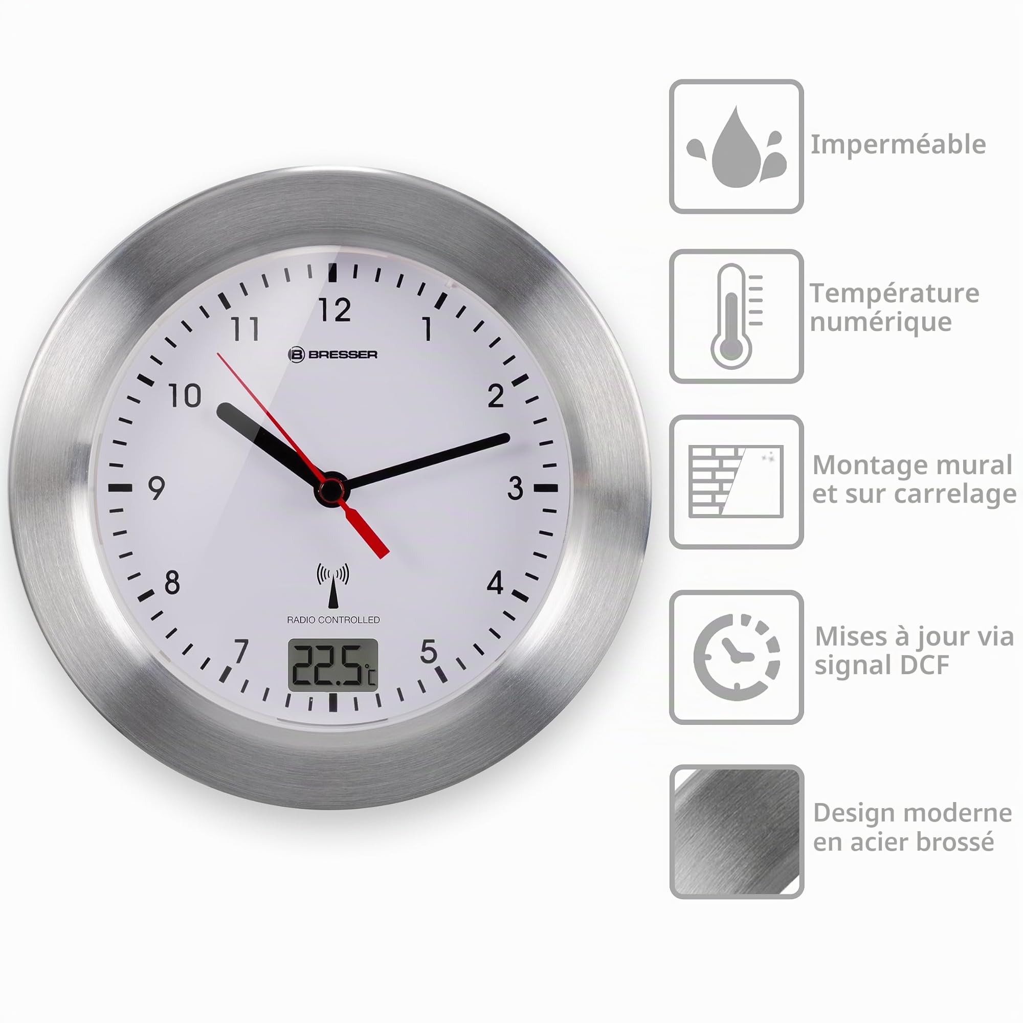 bresser-mytime-bath-horloge-murale-radio-pilot-e-avec-temp-rature-blanc-argent image 6