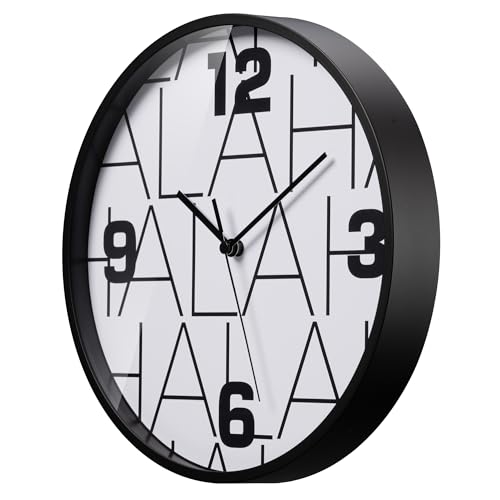 bresser-horloge-murale-real-madrid-25-cm-hala-madrid-noir-et-blanc image 8