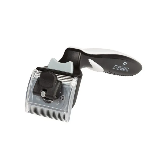 num-axes-fur100-brosse-peigne-de-mue-chien-et-chat-acier-inoxydable image 1
