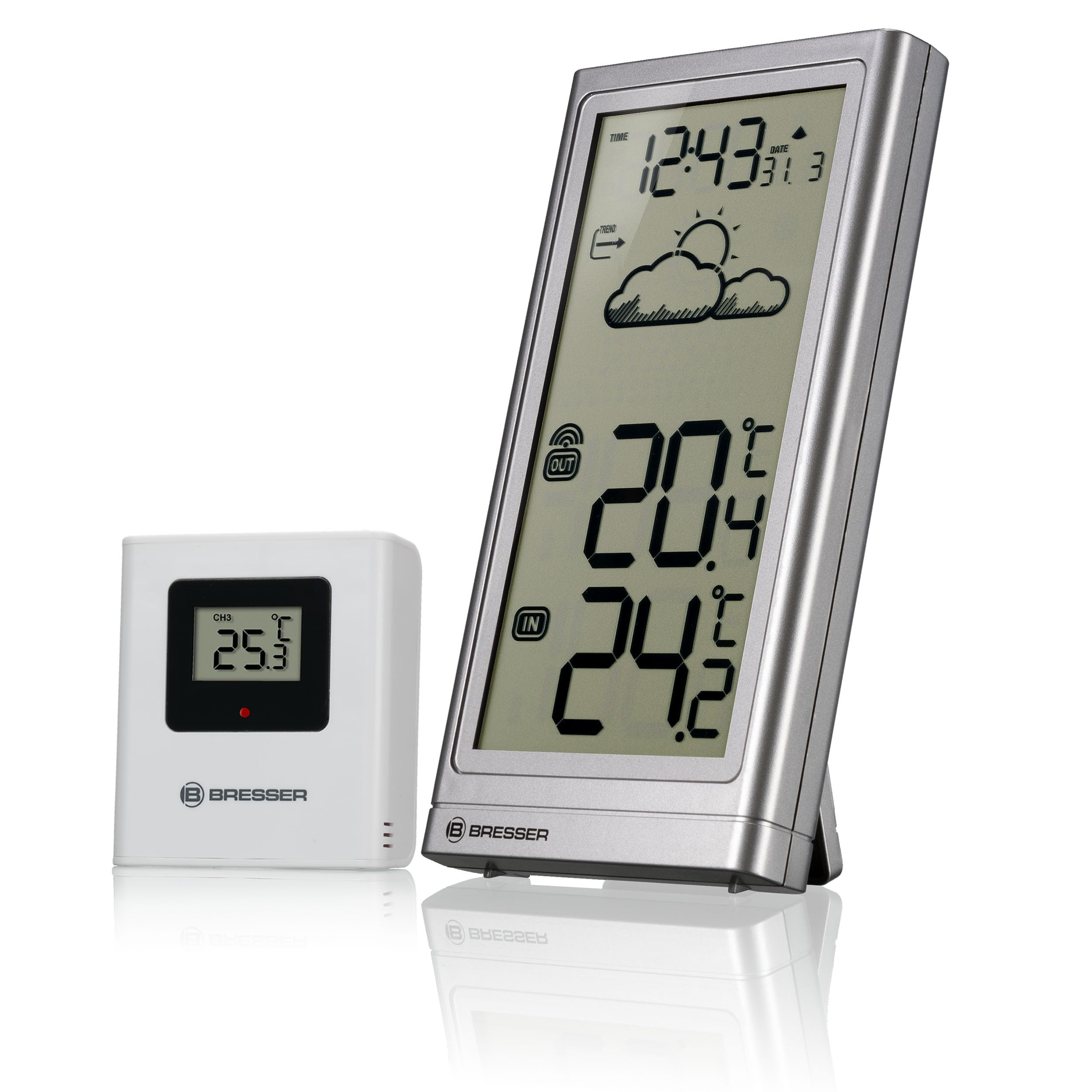 bresser-meteo-temp-station-m-t-o-sans-fil-thermom-tre-int-rieur-ext-rieur-capteu image 1