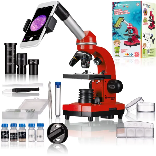 bresser-junior-biolux-sel-microscope-40x-1600x-led-avec-porte-smartphone image 1
