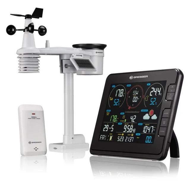 bresser-station-m-t-o-sans-fil-wifi-pro-7-en-1-avec-cran-couleur-8 image 1