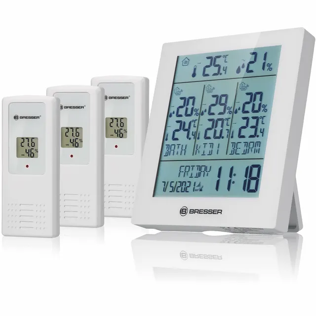 bresser-quadro-neo-station-m-t-o-sans-fil-avec-3-capteurs-ext-rieurs-blanc image 1