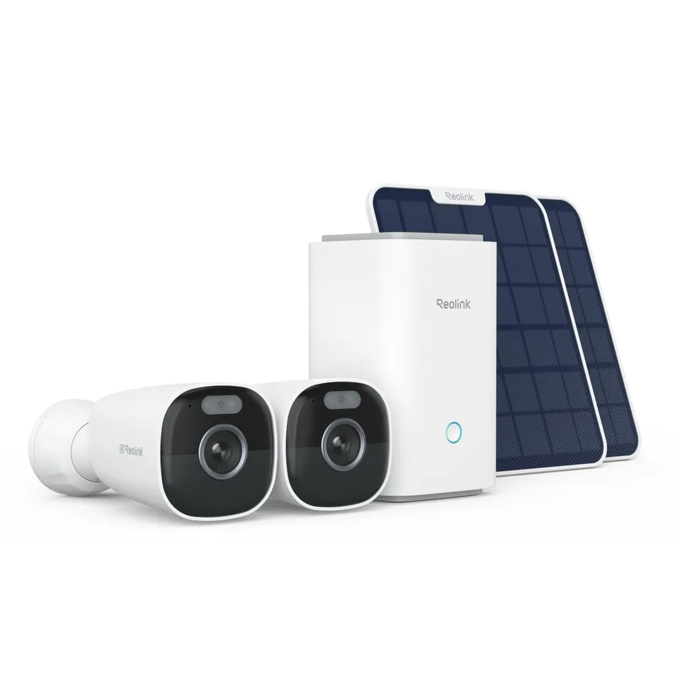 reolink-kit-cam-ras-surveillance-solaire-4k-8mp-sans-fil-home-hub image 1