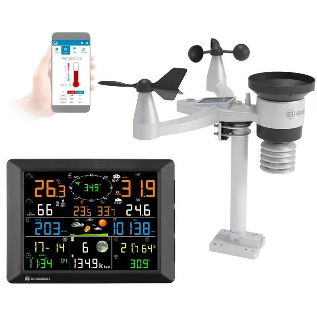 bresser-lora-terral-station-m-t-o-sans-fil-7-en-1-wifi-longue-port-e-1-5-km-avec image 1