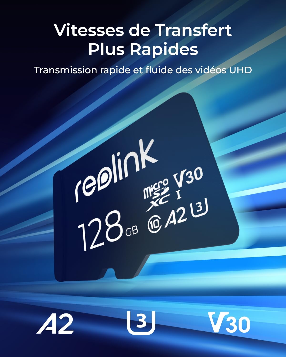 reolink-carte-m-moire-128go-microsdxc-class-10-a2-u3-pour-cam-ra-surveillance image 3