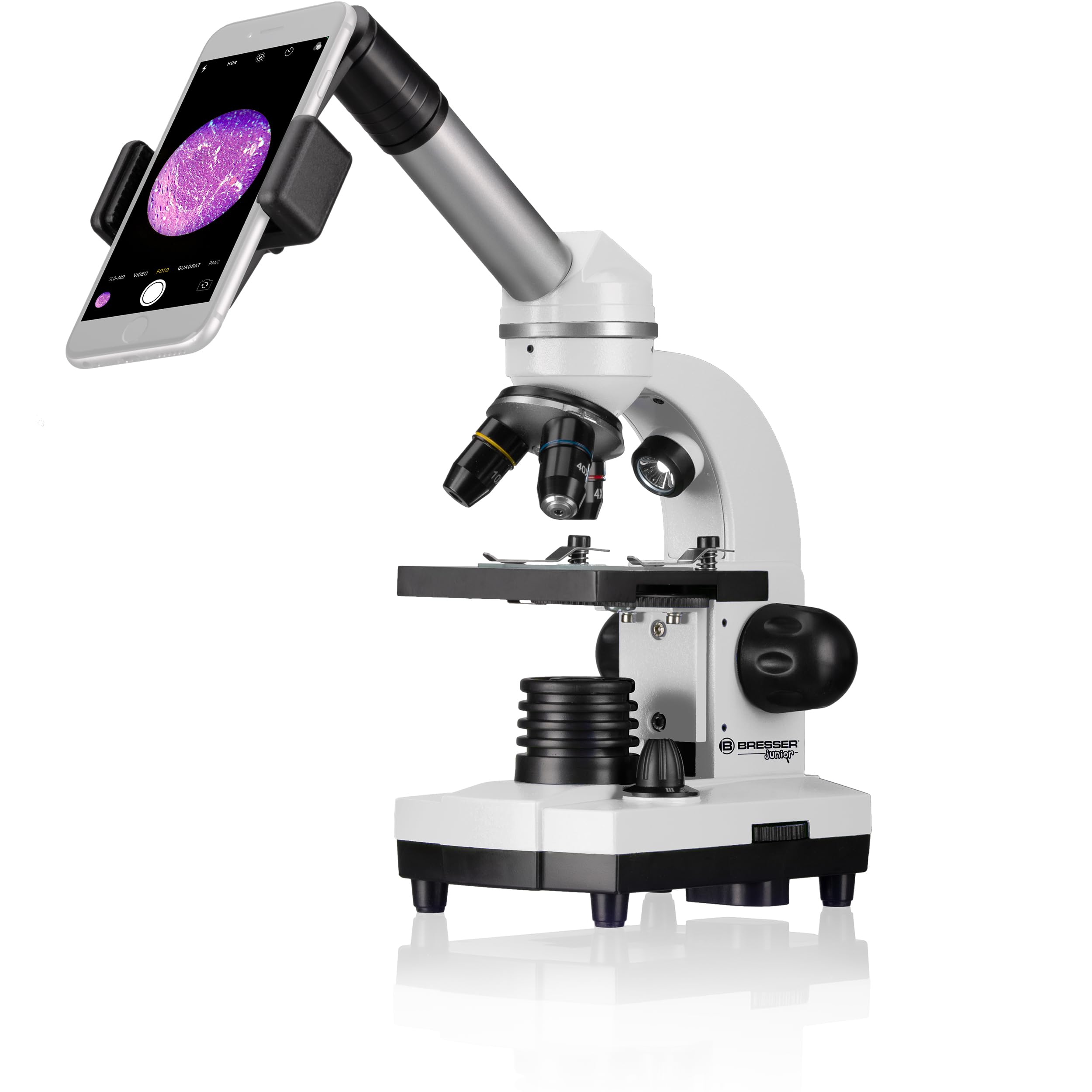 bresser-biolux-sel-kit-microscope-biologique-40x-1600x-avec-adaptateur-smartphon image 2