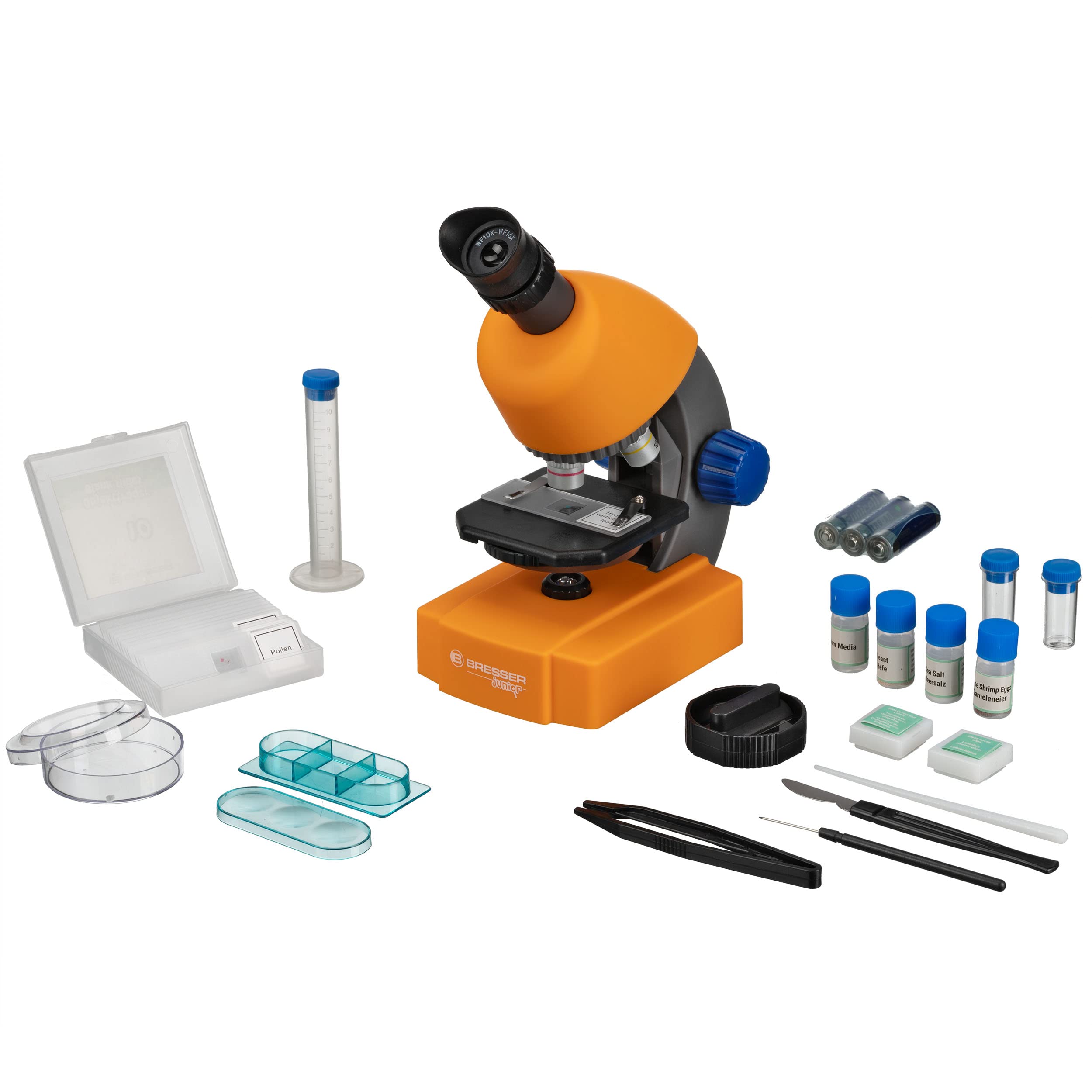 bresser-junior-biolux-microscope-40x-640x-avec-clairage-led-et-fonctionnement-pi image 4