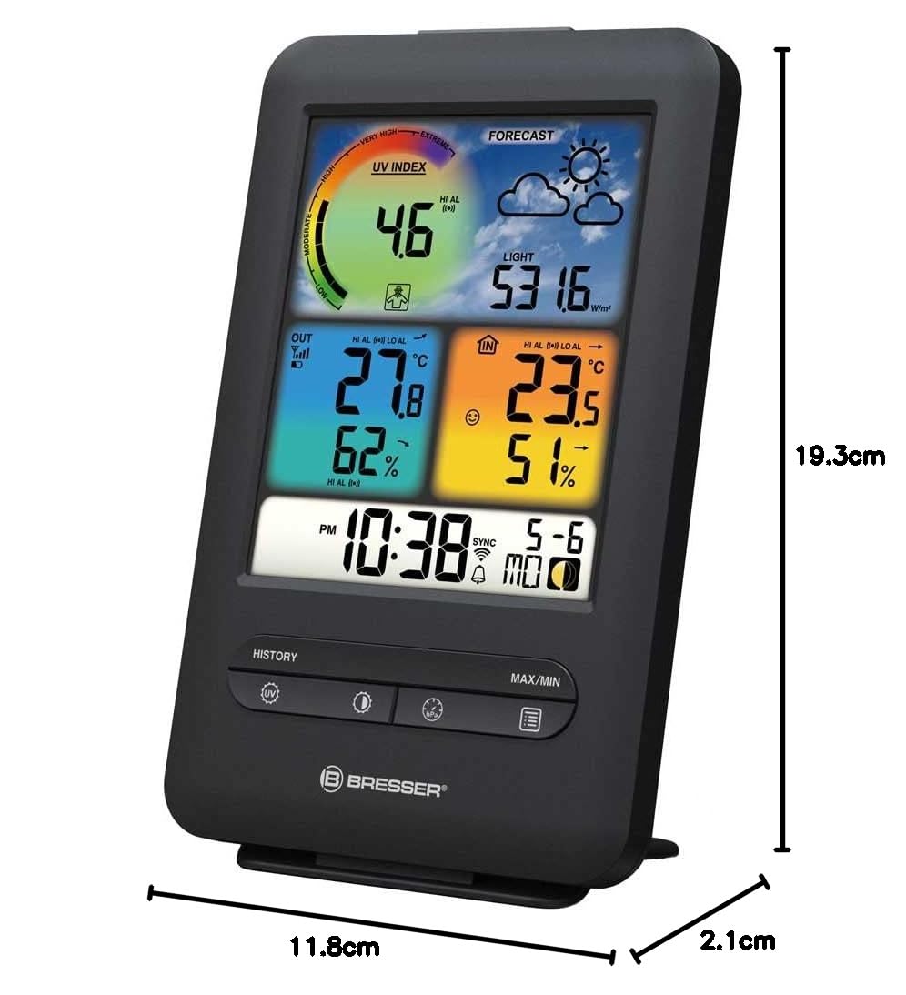 bresser-4cast-station-m-t-o-wifi-couleur-avec-capteur-4-en-1-uv image 8