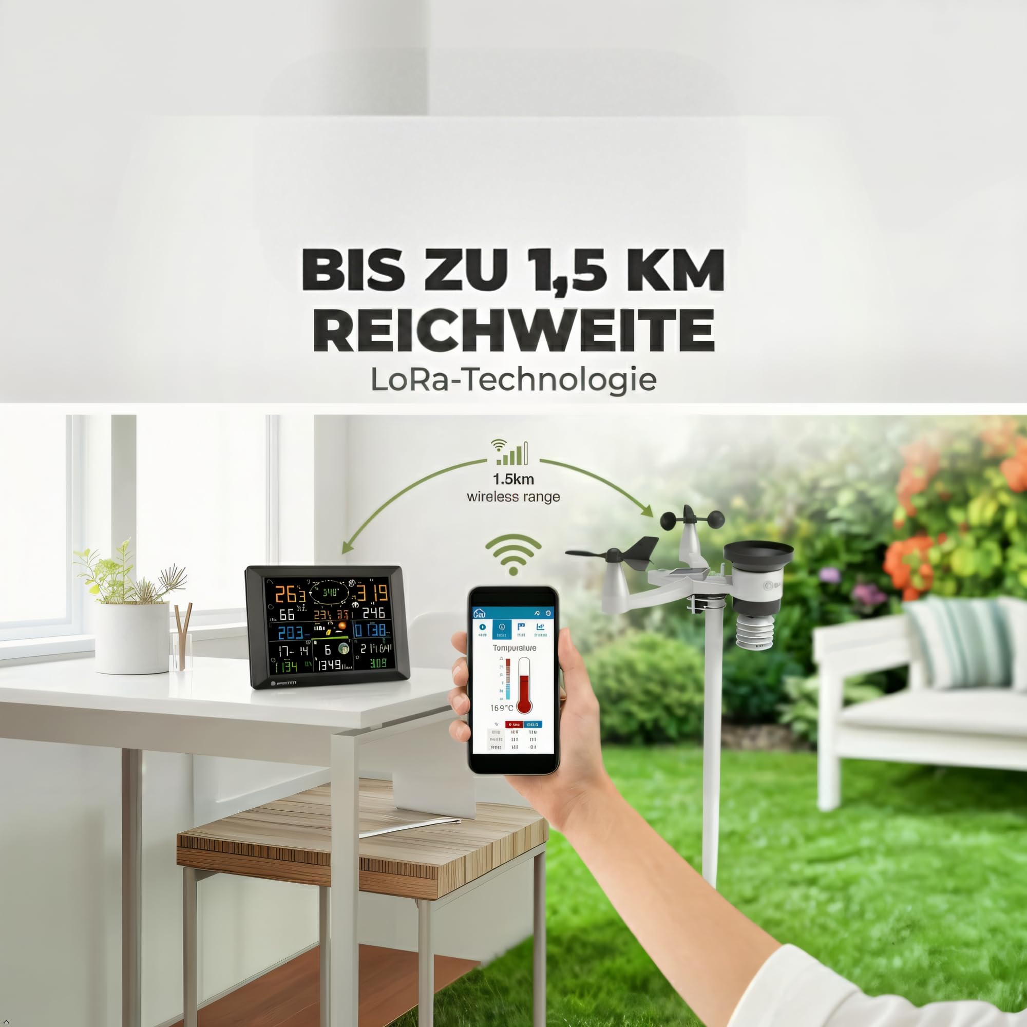 bresser-lora-terral-station-m-t-o-sans-fil-7-en-1-wifi-longue-port-e-1-5-km-avec image 2