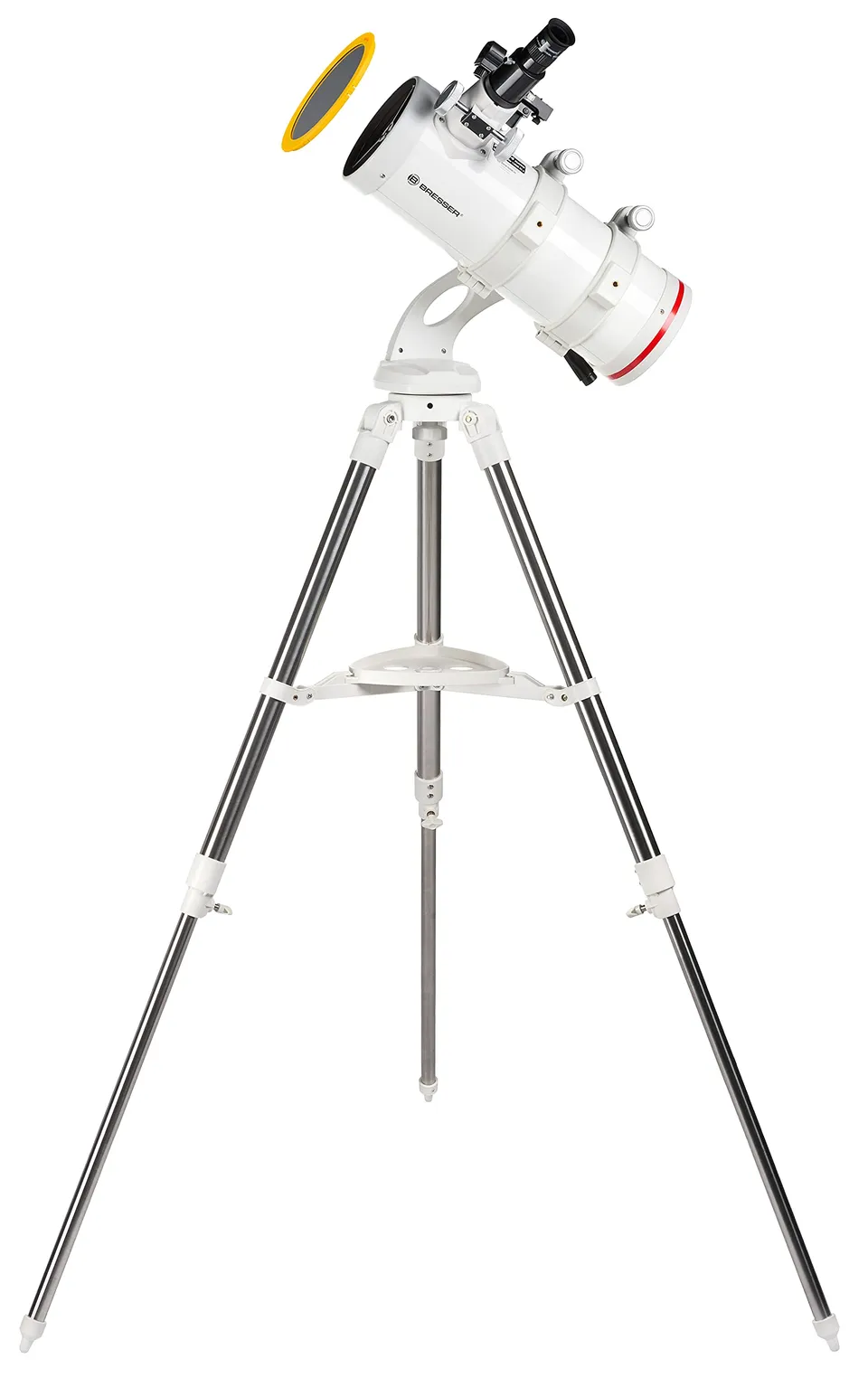 bresser-nano-nt-114-500-t-lescope-r-flecteur-newton-azimutal-tr-pied-inox image 1