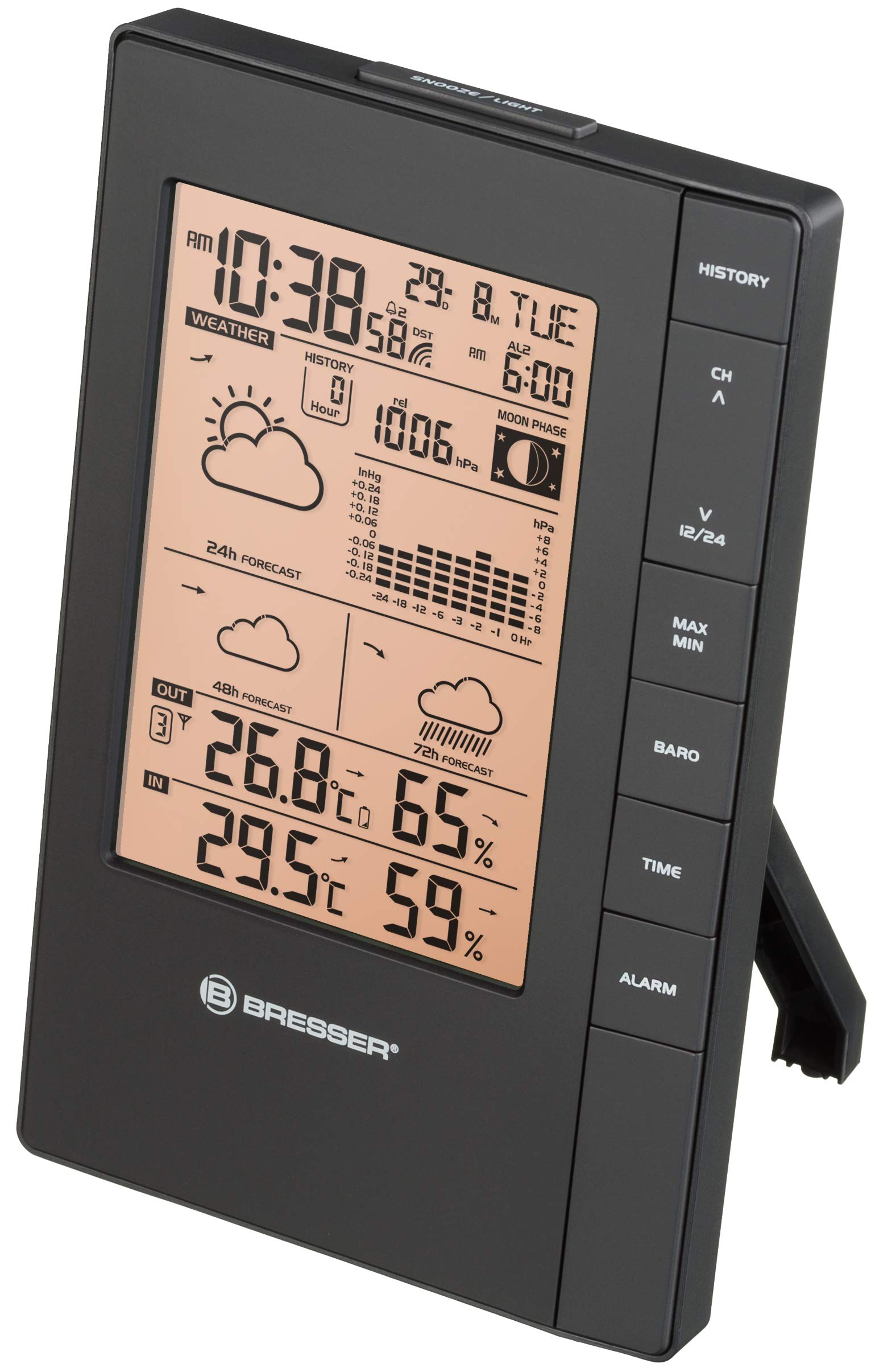 bresser-temeotrend-fsx-station-m-t-o-sans-fil-avec-capteur-ext-rieur-et-pr-visio image 2