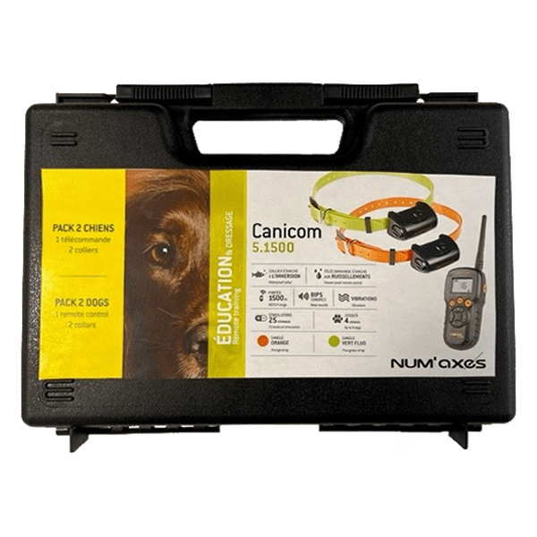 num-axes-pack-canicom-5-1500-pour-2-chiens-collier-de-dressage image 5