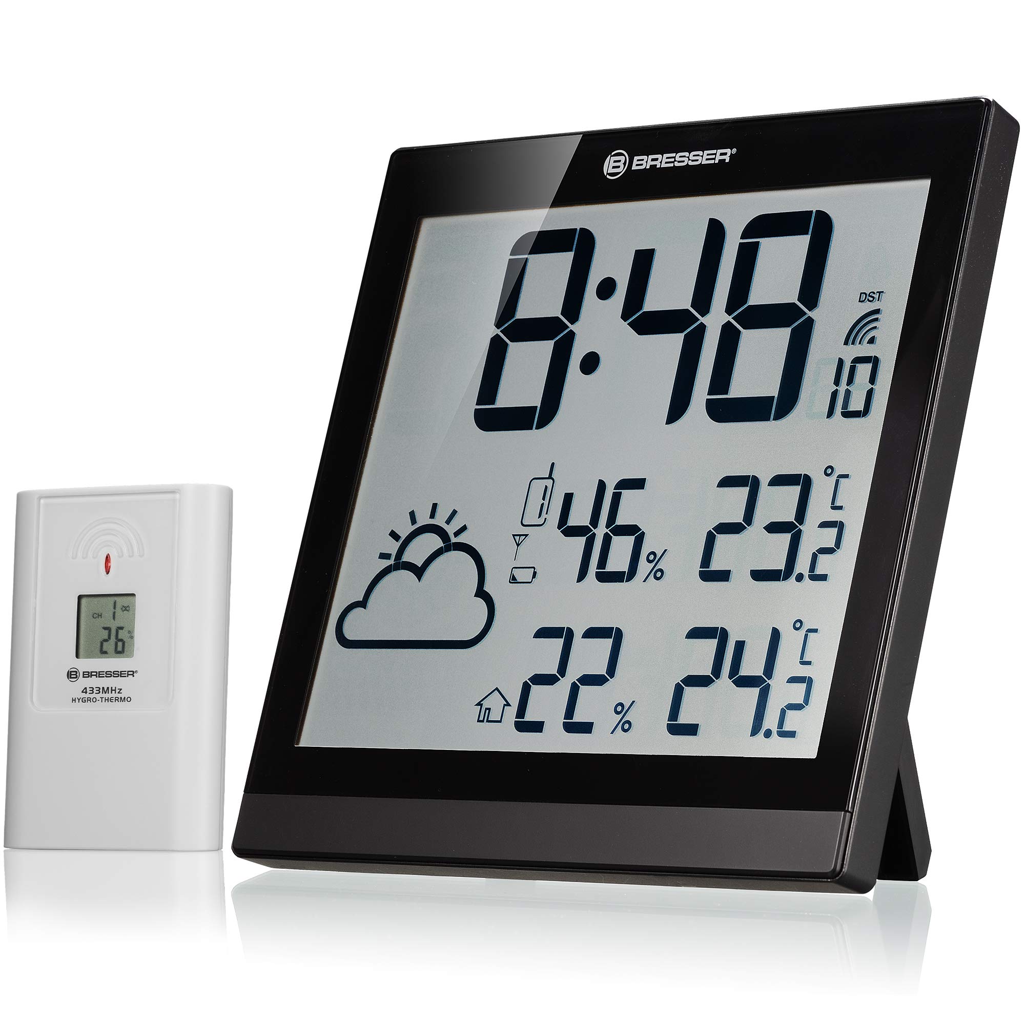 bresser-temeotrend-jc-station-m-t-o-sans-fil-horloge-dcf-cran-uwa-noire image 1
