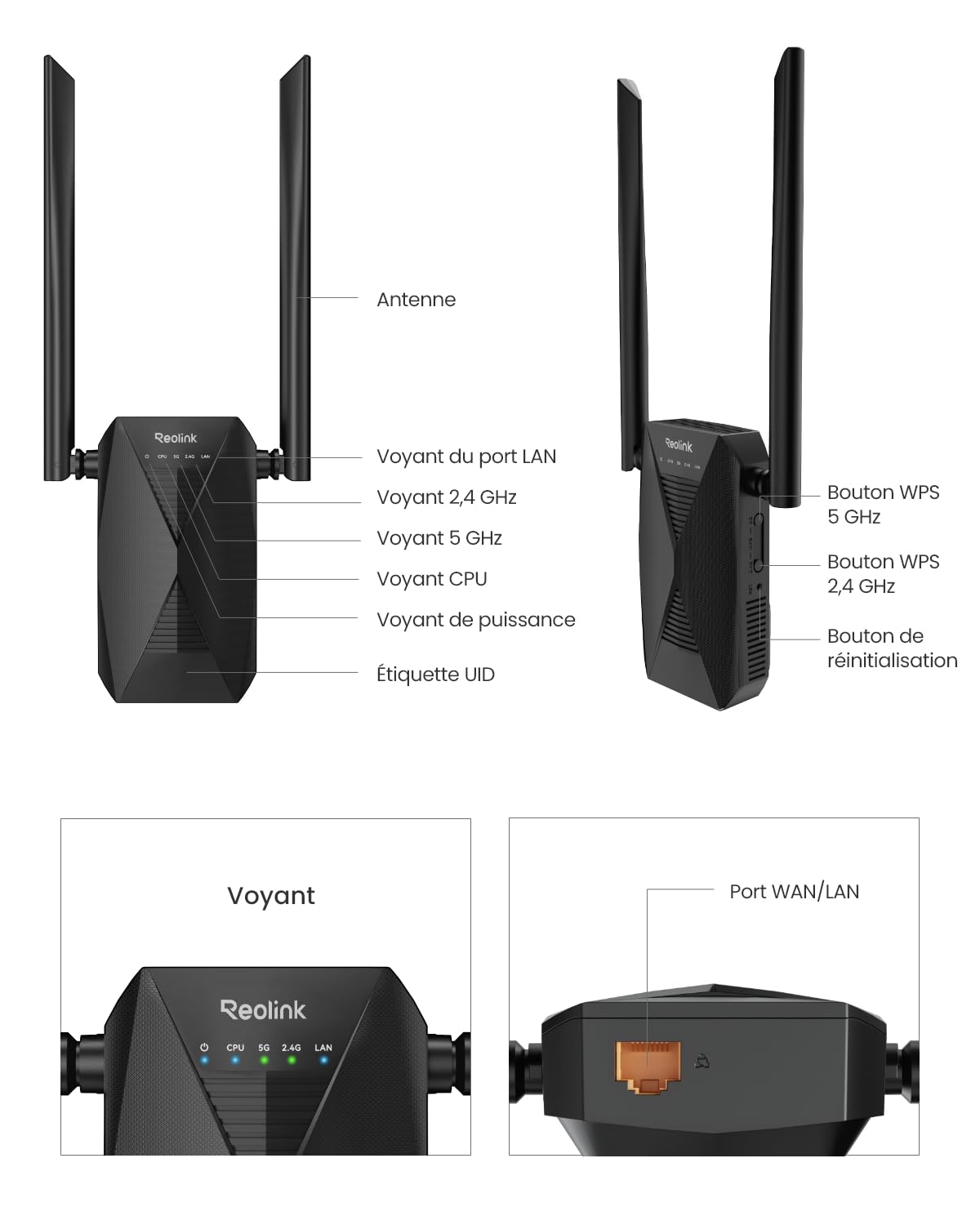 reolink-rla-we1-r-p-teur-wi-fi-dual-band-1200-mbps-amplificateur-140-m-mode-mesh image 8