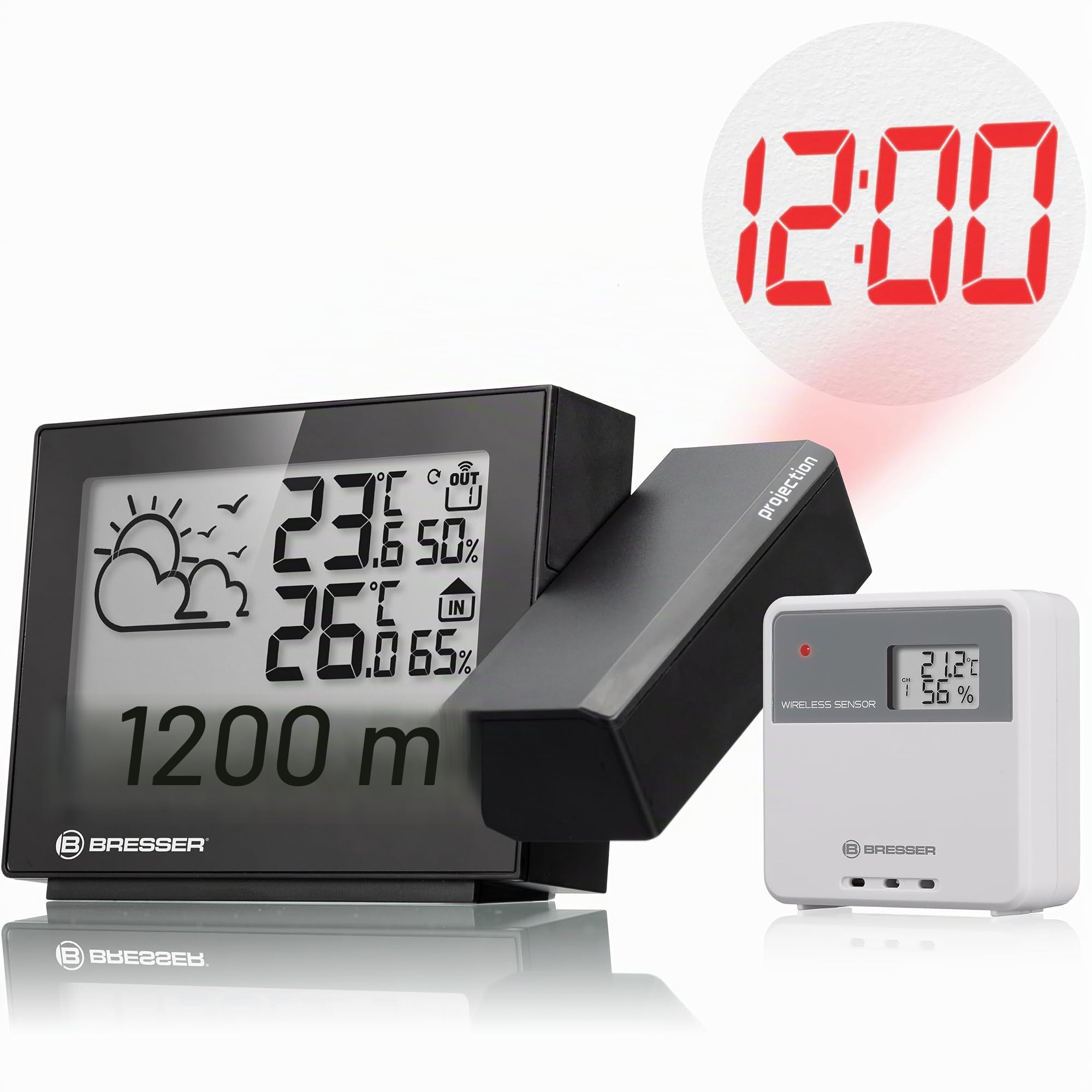 bresser-meteotemp-station-m-t-o-projection-radio-avec-capteur-ext-rieur image 2