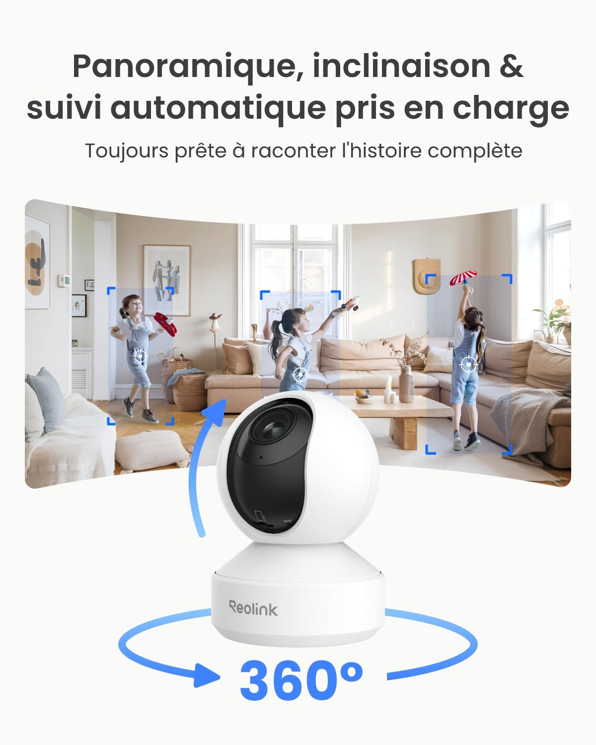 reolink-e1-zoom-home-hub-kit-cam-ra-surveillance-wifi-int-rieure-4k-360-pt-b-b image 2