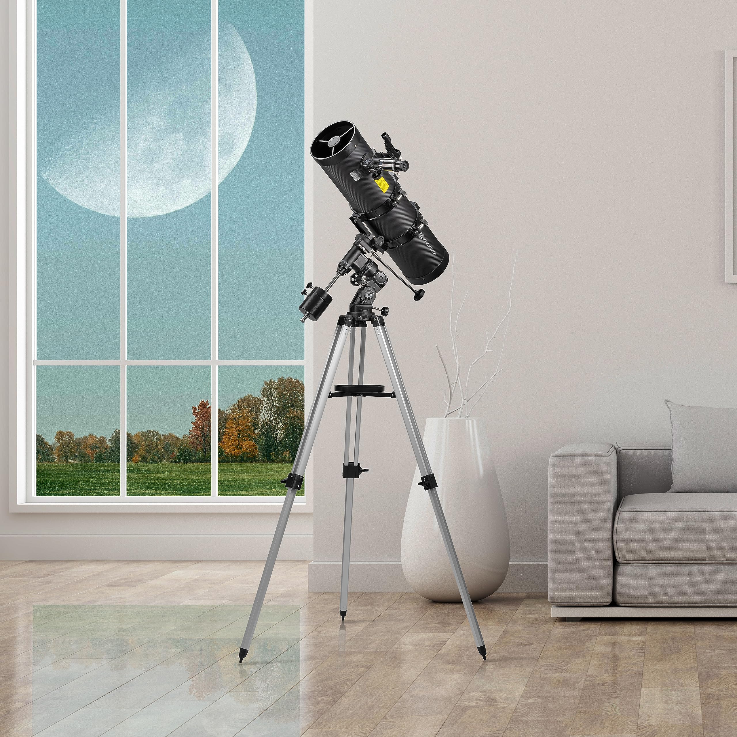 bresser-pollux-150-1400-eq3-t-lescope-catadioptrique-lune-et-plan-tes image 8