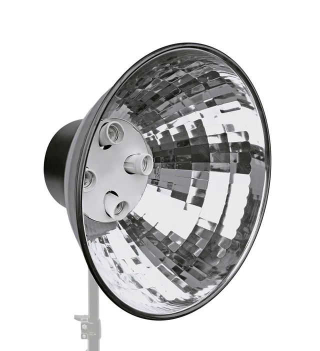 bresser-support-05-lampe-studio-avec-r-flecteur-38-cm-pour-4-ampoules-e27 image 1