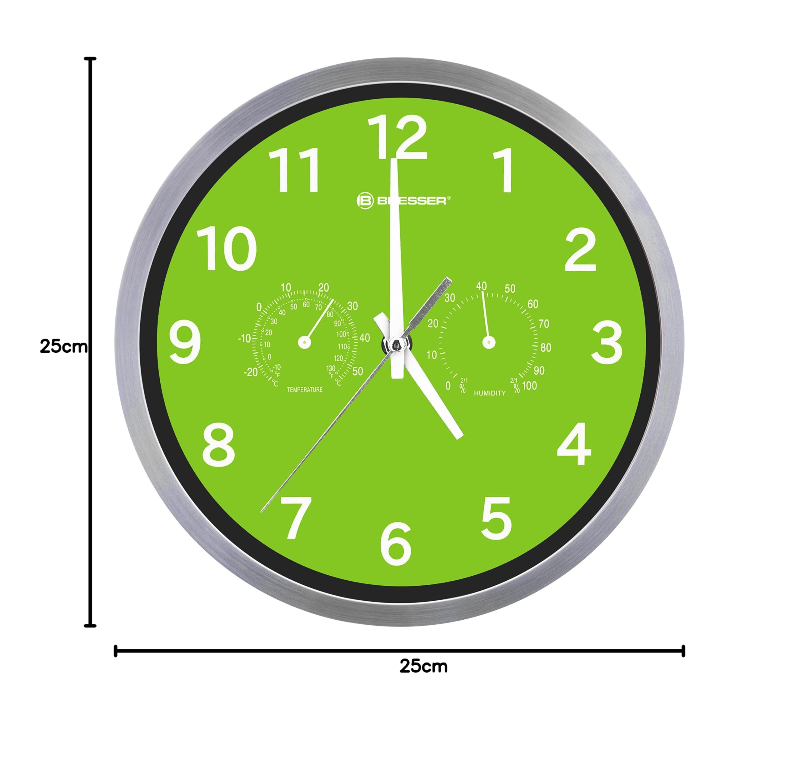 bresser-my-time-horloge-murale-radiopilot-e-thermo-hygrom-tre-verte image 4