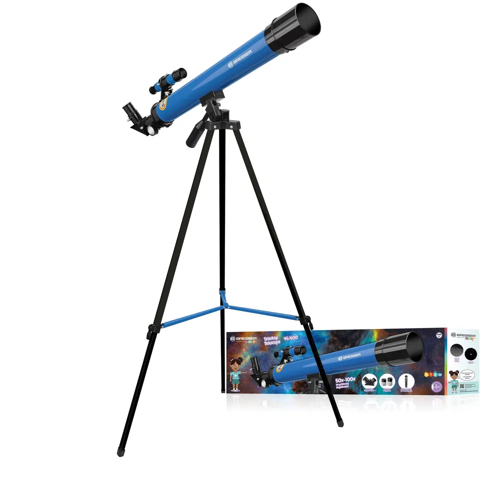 bresser-45-600-az-junior-lunette-astronomique-bleu image 1