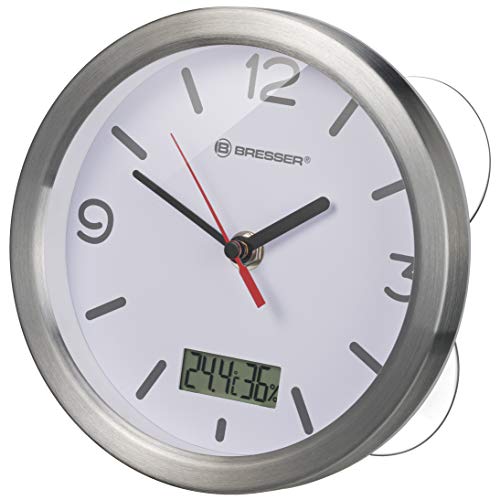 bresser-horloge-salle-de-bain-radio-pilot-e-17-cm-blanc image 7