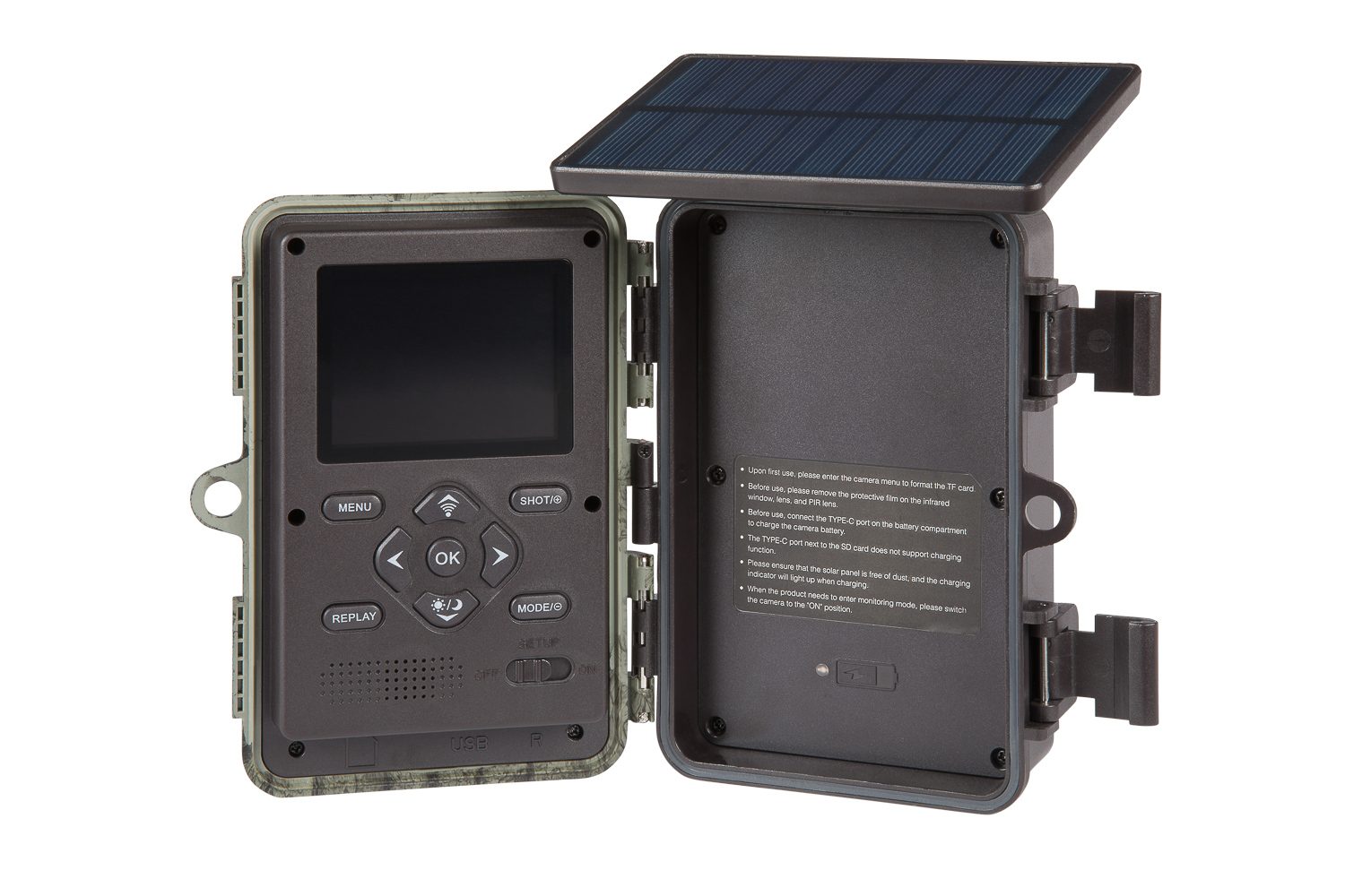 num-axes-cam-ra-trail-pie1073-double-capteur-image-wi-fi-panneau-solaire image 2