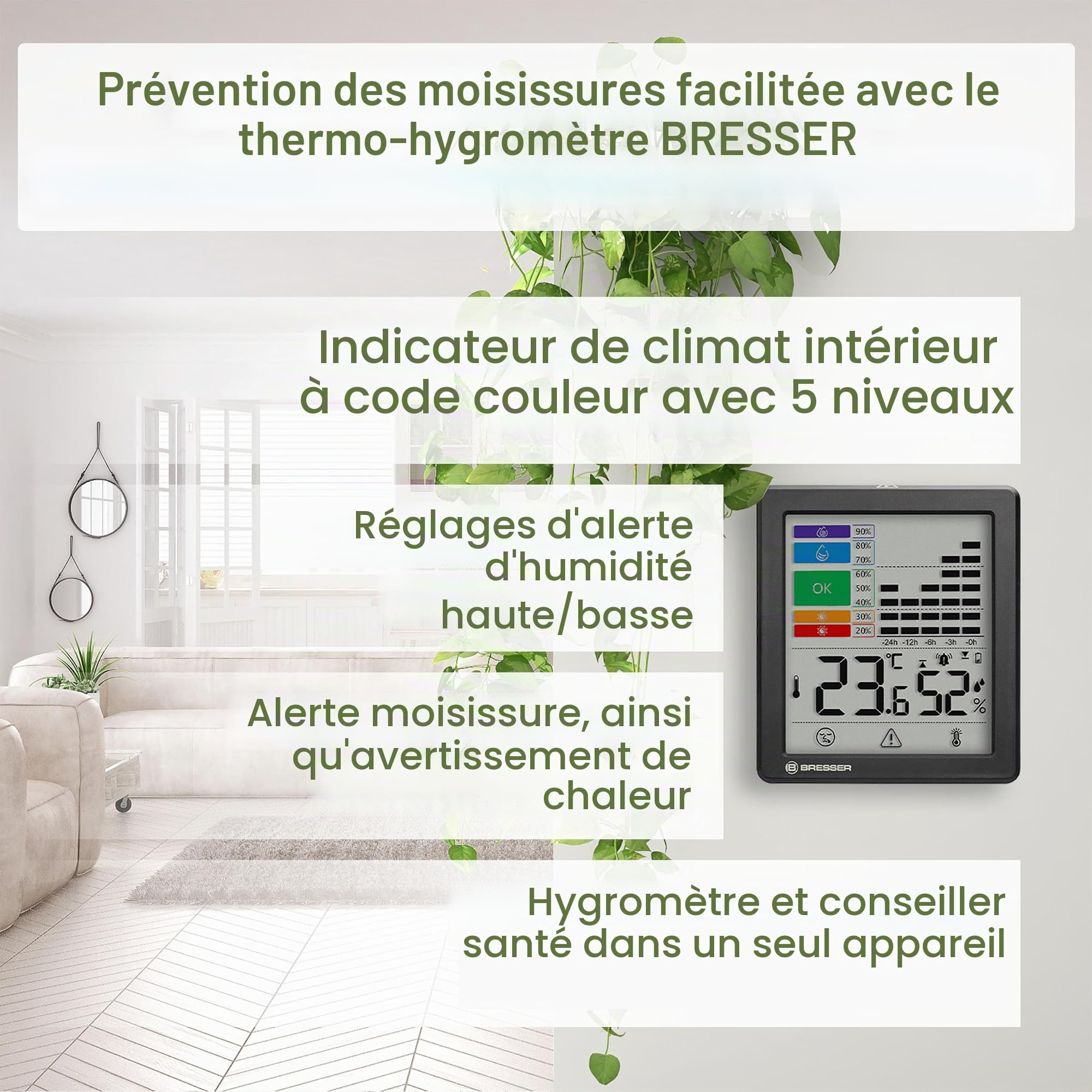 bresser-thermom-tre-hygrom-tre-int-rieur-avec-alerte-moisissure-et-indicateur-co image 3