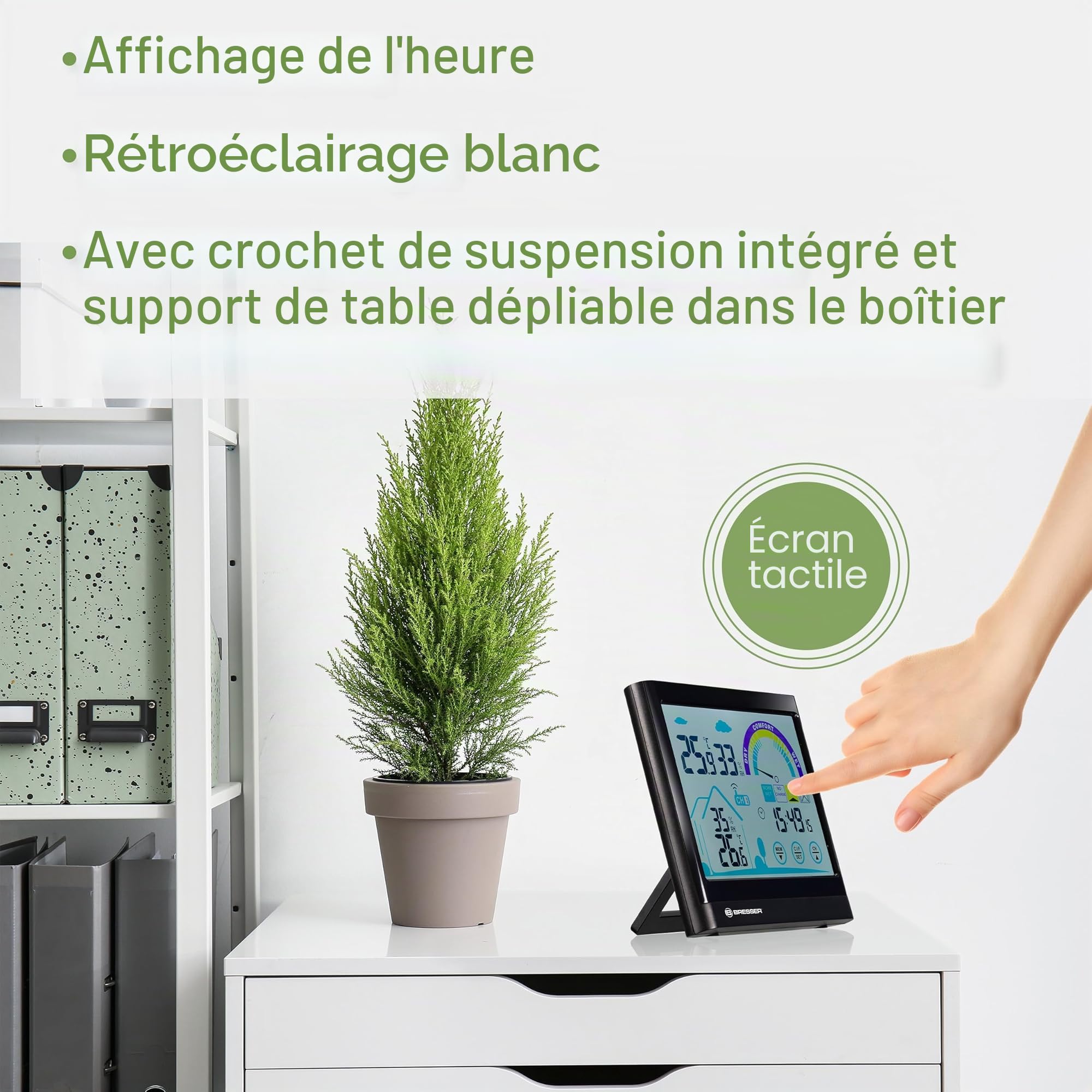 bresser-7007402-ventair-station-m-t-o-cran-tactile-noire-avec-thermo-hygrom-tre image 4