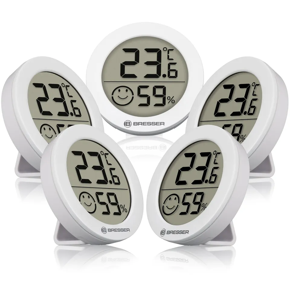 bresser-thermo-hygrom-tre-smile-lot-de-5-temp-rature-et-humidit image 1