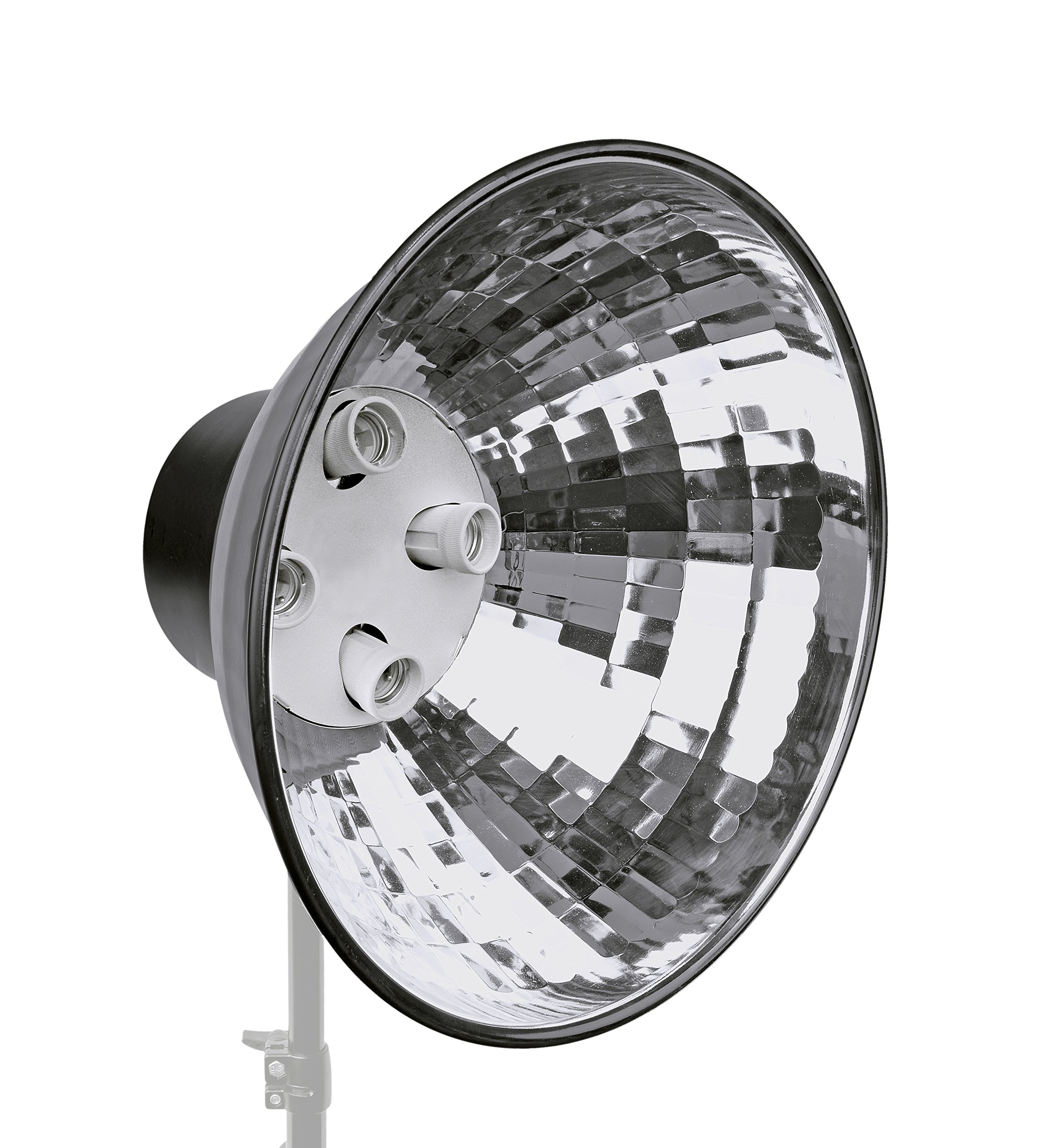 bresser-support-05-lampe-studio-avec-r-flecteur-38-cm-pour-4-ampoules-e27 image 1