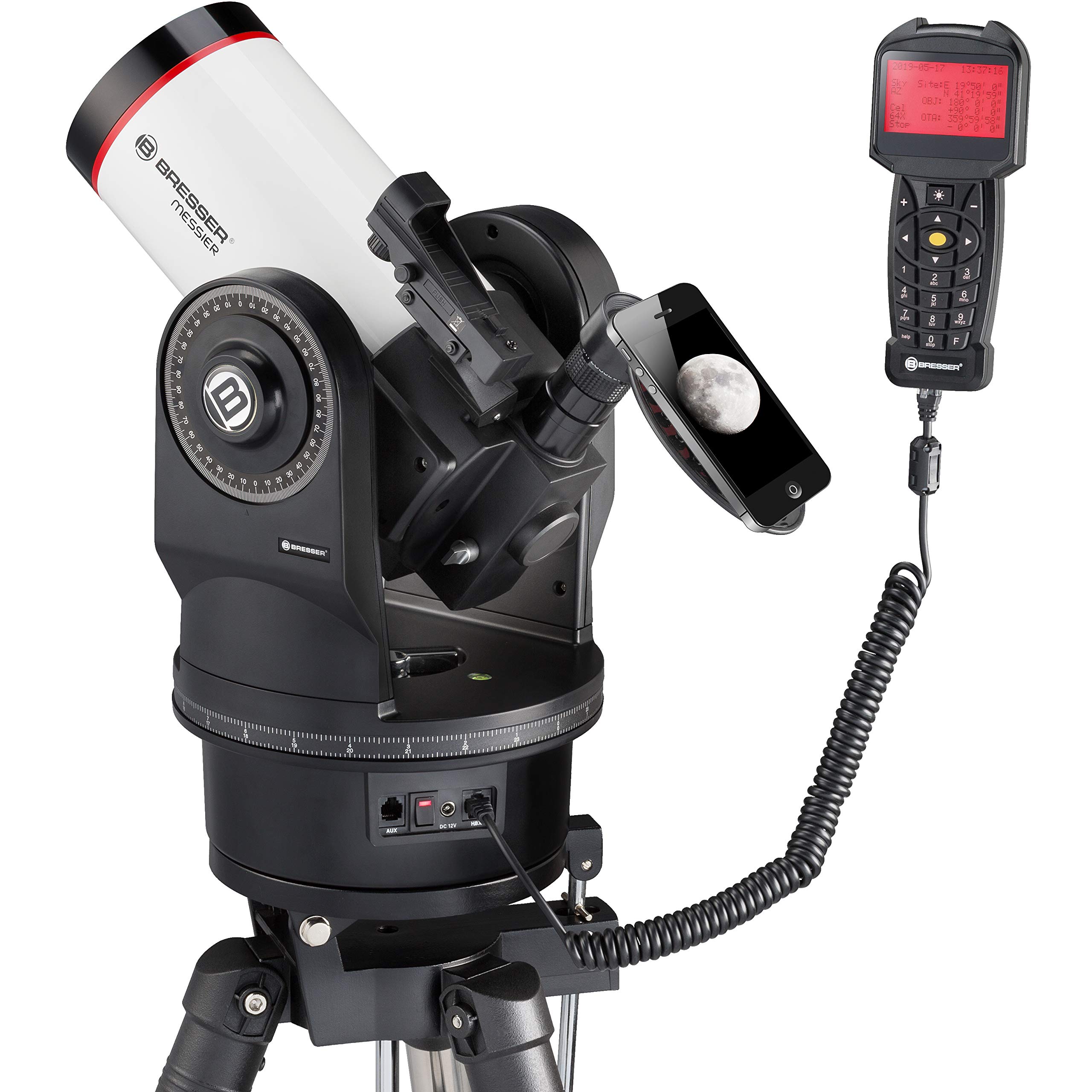 bresser-messier-mcx-102-t-lescope-maksutov-cassegrain-goto-102-1470-mm-avec-mont image 2