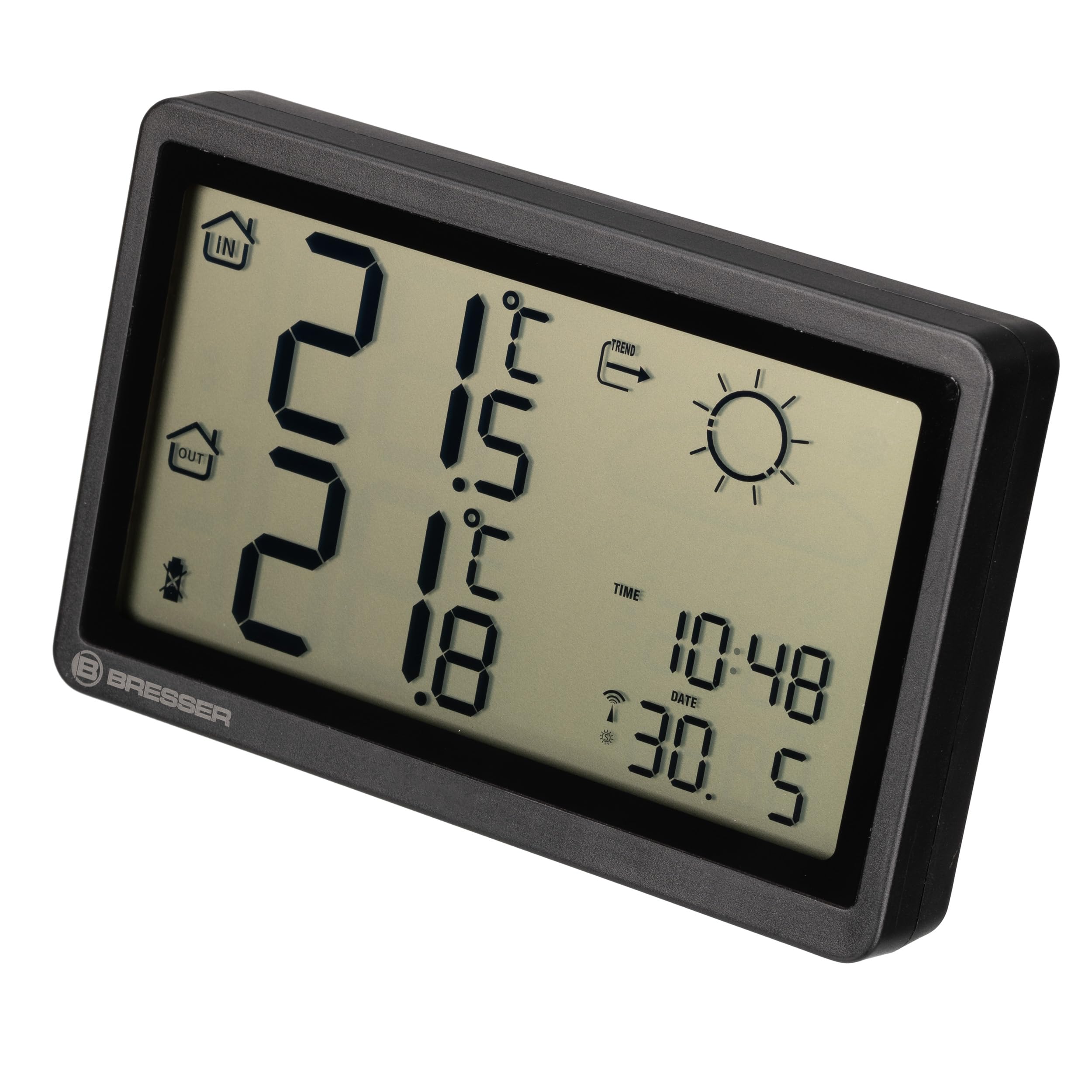 bresser-meteo-temp-hz-station-m-t-o-sans-fil-int-rieure-ext-rieure-noire image 2