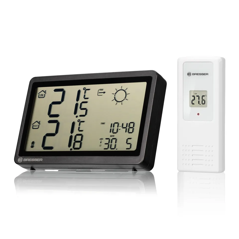 bresser-meteo-temp-hz-station-m-t-o-sans-fil-int-rieure-ext-rieure-noire image 1