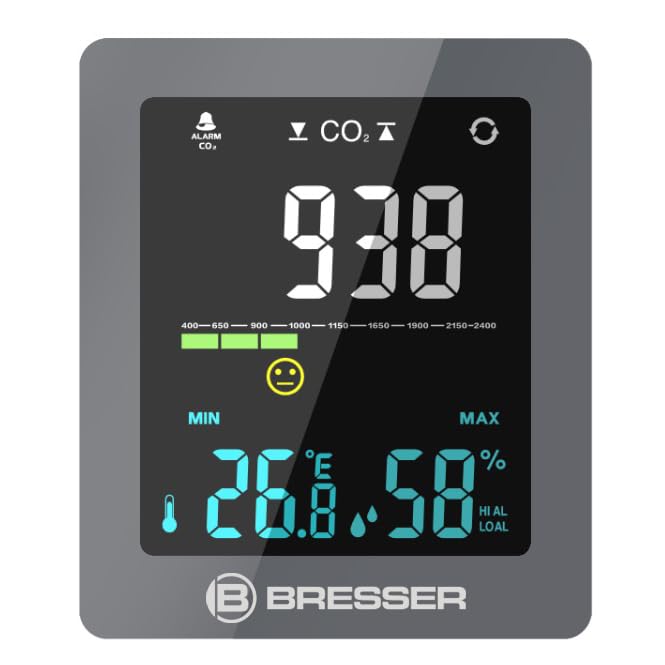 bresser-smile-contr-leur-qualit-de-l-air-co2-d-int-rieur-avec-smiley-gris image 7