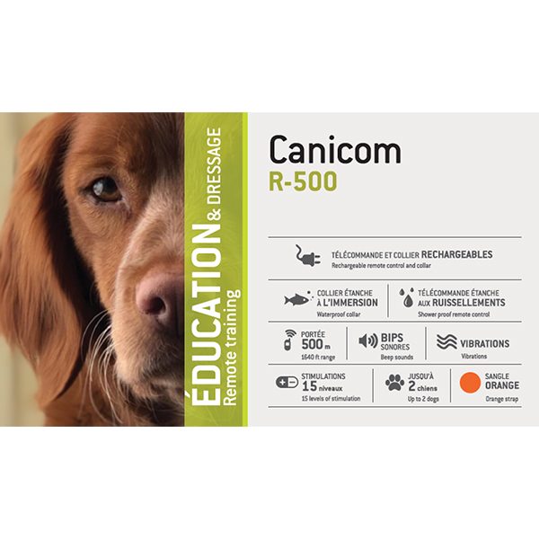 num-axes-canicom-r-500-collier-de-dressage-rechargeable-500-m-1-2-chiens image 4
