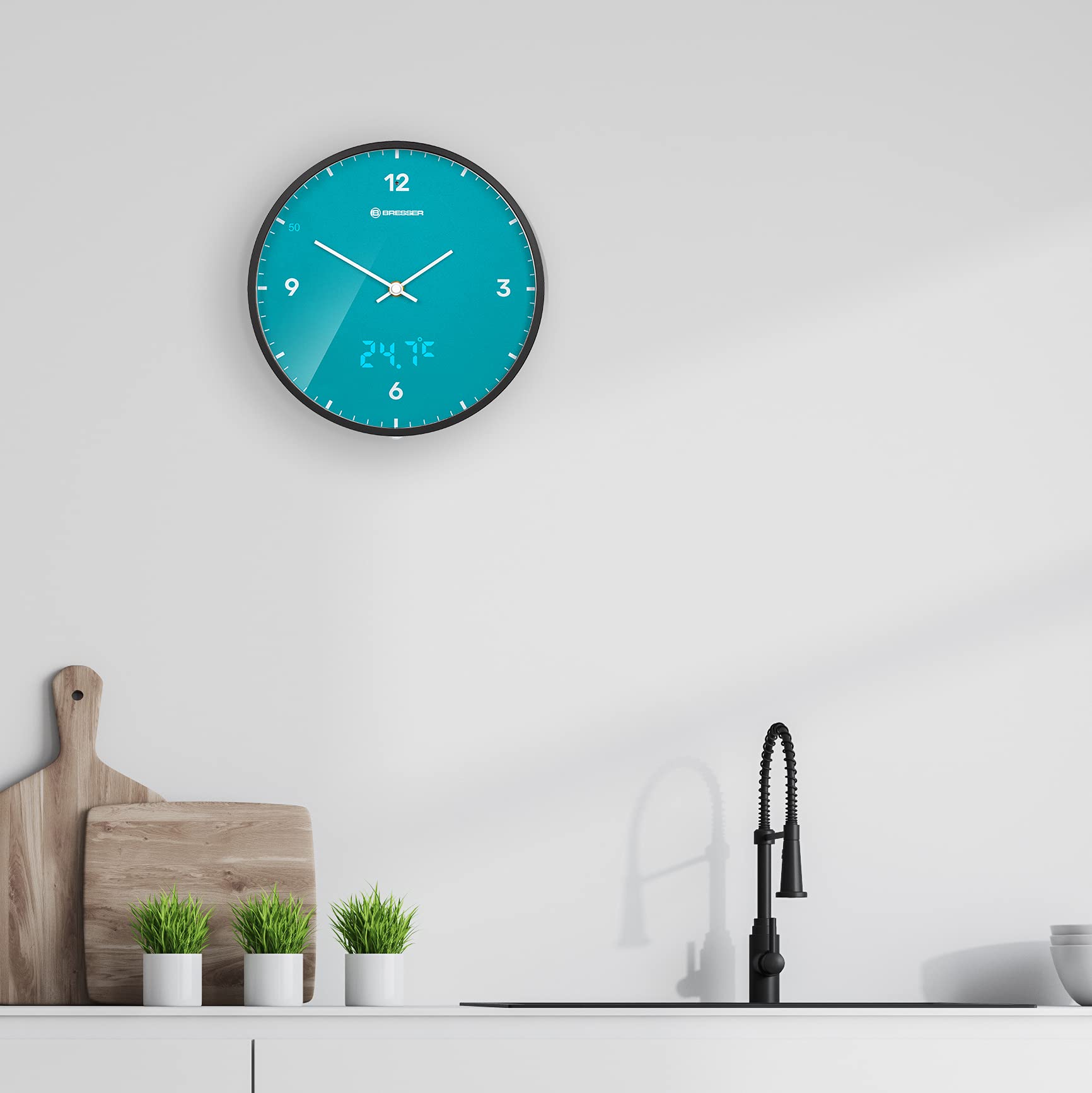 bresser-mytime-ledsec-horloge-murale-radio-pilot-e-24-cm-bleu-ciel image 4