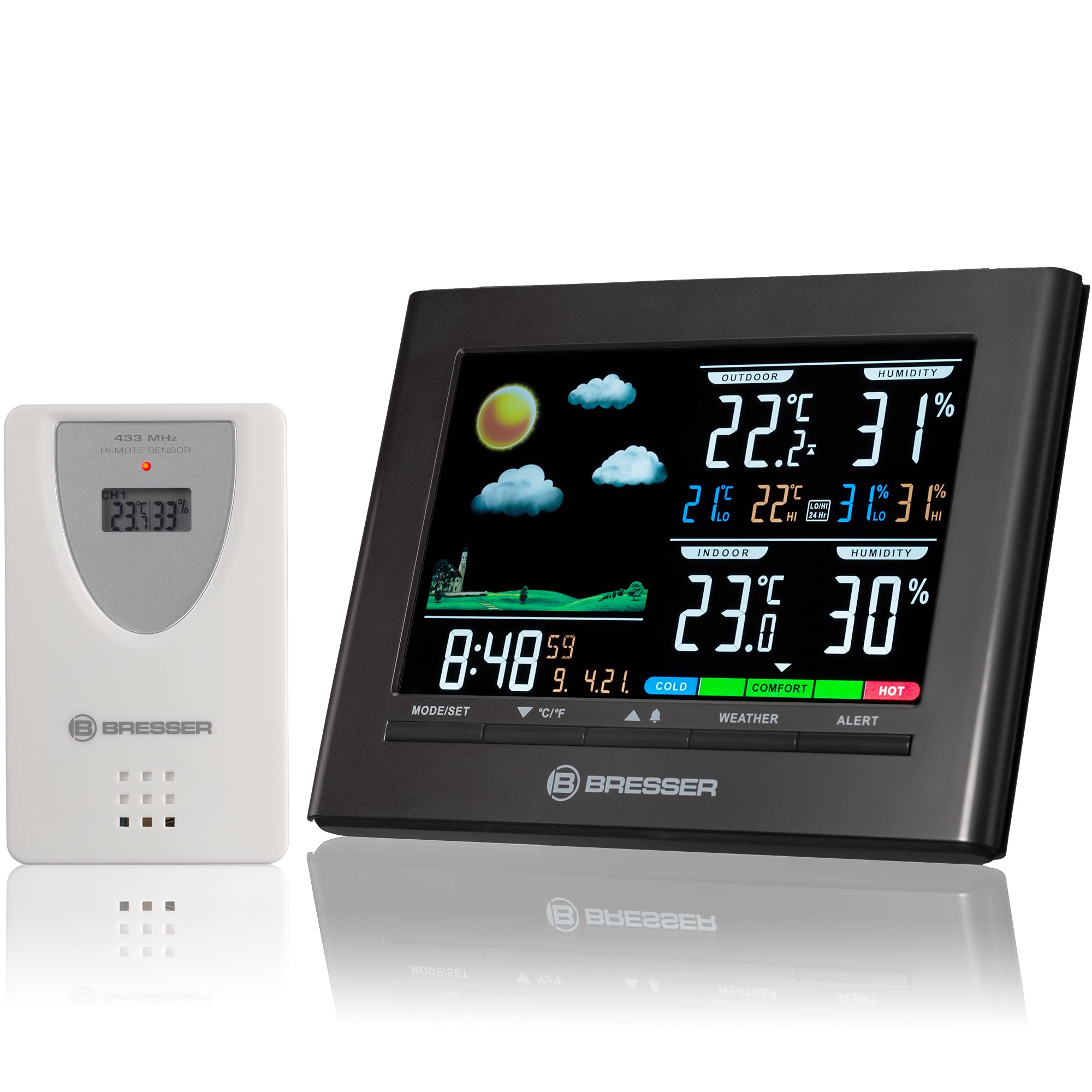 bresser-neomeo-7007330-station-m-t-o-sans-fil-avec-qualit-de-l-air image 1