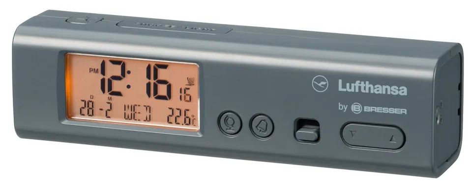 bresser-lufthansa-r-veil-radio-pilot-horloge-mondiale-62-villes-lampe image 1