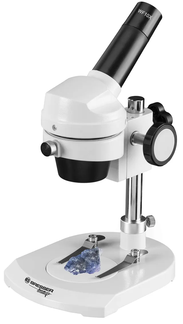 bresser-microscope-st-r-o-junior-20x-avec-bo-tier-en-m-tal image 1