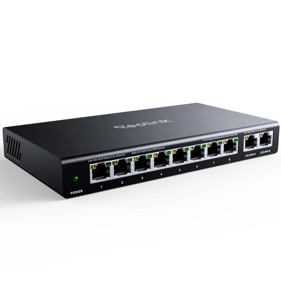 reolink-rla-ps1-commutateur-poe-10-ports-8x-poe-2x-gigabit-uplink-120w image 1