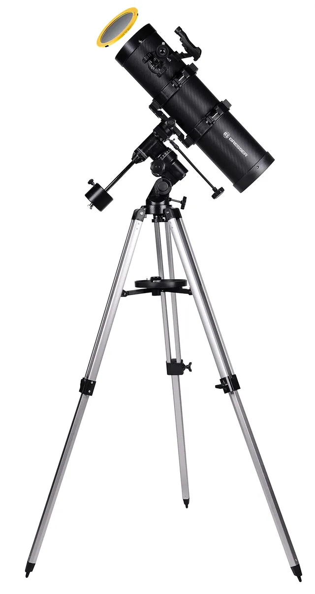 bresser-spica-130-650-eq3-t-lescope-newton-carbon-adaptateur-smartphone image 1