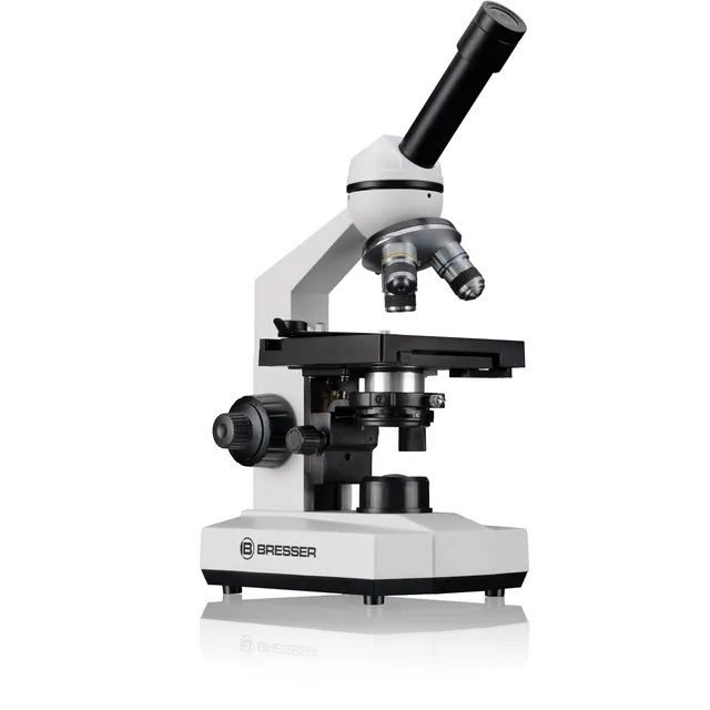 bresser-erudit-basic-mono-microscope-40x-400x-avec-valise-et-adaptateur-smartpho image 1