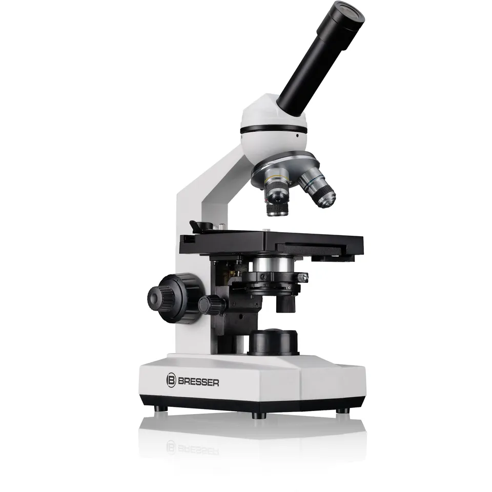 bresser-erudit-basic-mono-microscope-40x-400x-avec-valise-et-adaptateur-smartpho image 1