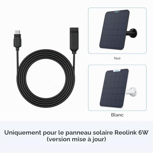 reolink-c-ble-d-extension-4-5-m-usb-c-noir-pour-panneau-solaire-6w-12w image 6