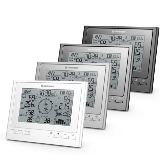 bresser-climatescout-7003100-base-suppl-mentaire-station-m-t-o-argent image 1