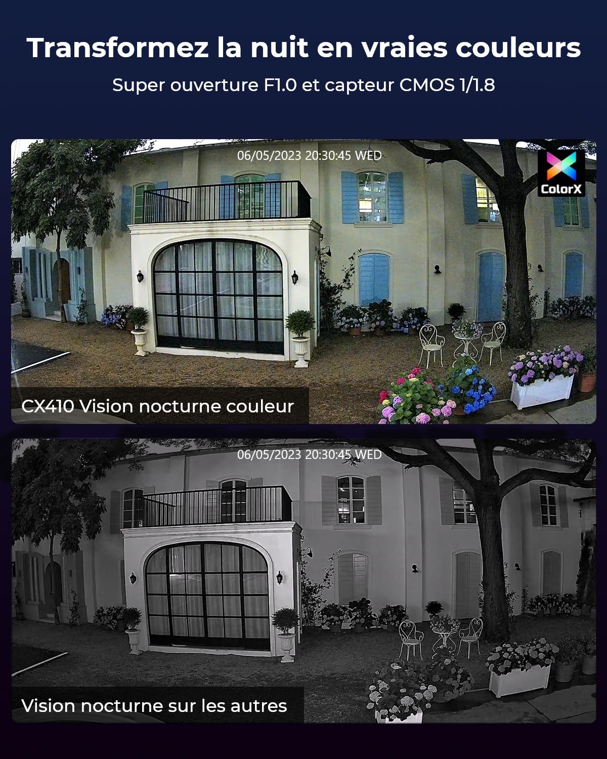 reolink-cx410-cam-ra-ext-rieure-poe-2k-vision-nocturne-couleur image 2